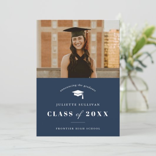 ミニマル写真卒業 案内状 (スタンド正面)