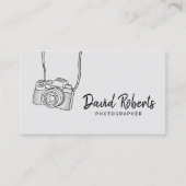 ミニマル写真家かわいいカメラ写真 名刺 (正面)