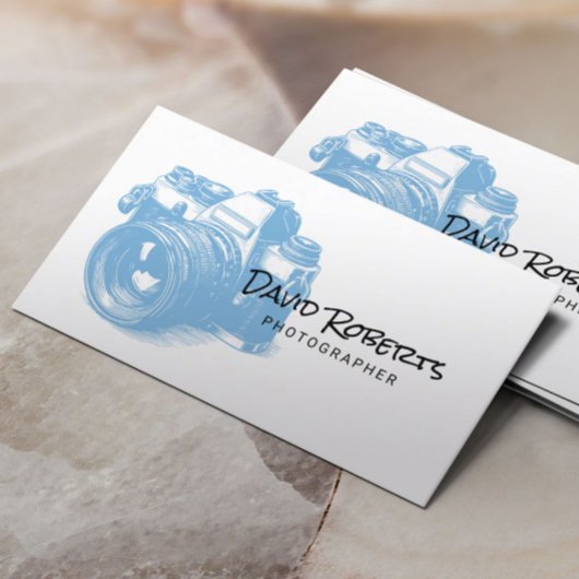 ミニマル写真家カメラスケッチ撮影 名刺