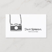 ミニマル写真家カメラ撮影 名刺 (正面)