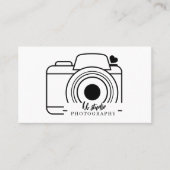 ミニマル写真家名刺 名刺 (正面)
