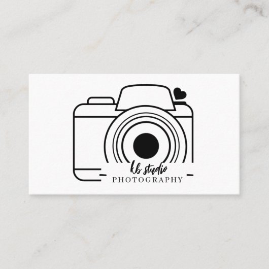 ミニマル写真家名刺 名刺 (正面)