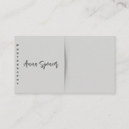 ミニマル写真撮影シンプル 名刺