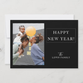 ミニマル写真新年 シーズンカード