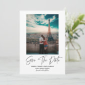 ミニマル写真日付の保存 セーブザデート (スタンド正面)