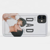 ミニマル写真最高のパパー・エバー・ファーザー・デイ Case-Mate iPhoneケース (裏面(横))