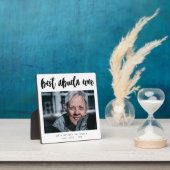 ミニマル写真最高の書道Abuela Ever Gift フォトプラーク (インサイチュ)