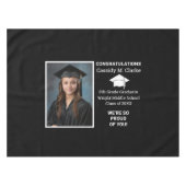 ミニマル写真第8学年卒業 テーブルクロス (正面(横))