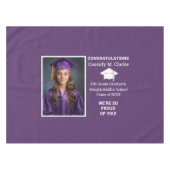 ミニマル写真第8学年卒業 テーブルクロス (正面(横))