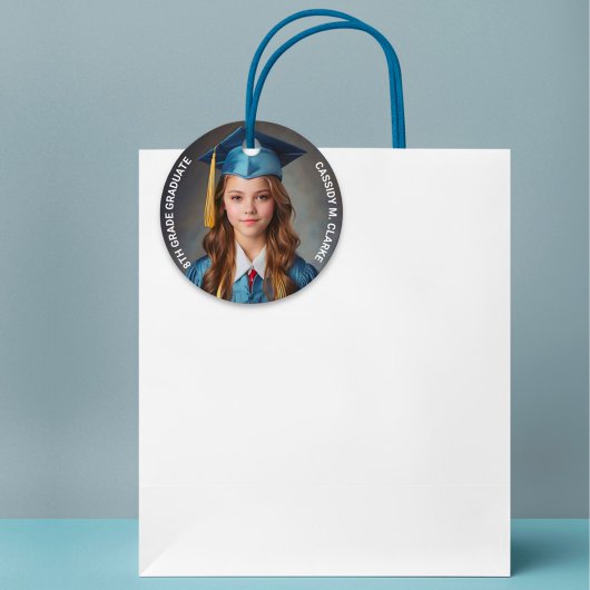 ミニマル写真第8学年卒業 フェイバータグ