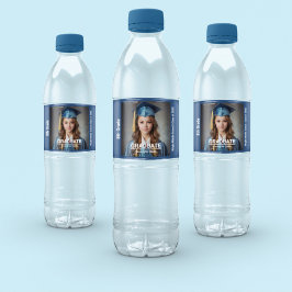 ミニマル写真第8学年卒業 ペットボトルラベル