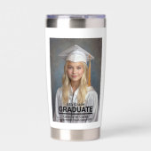 ミニマル写真第8学年卒業 保温保冷タンブラー (正面)