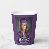 ミニマル写真第8学年卒業 紙コップ (正面)