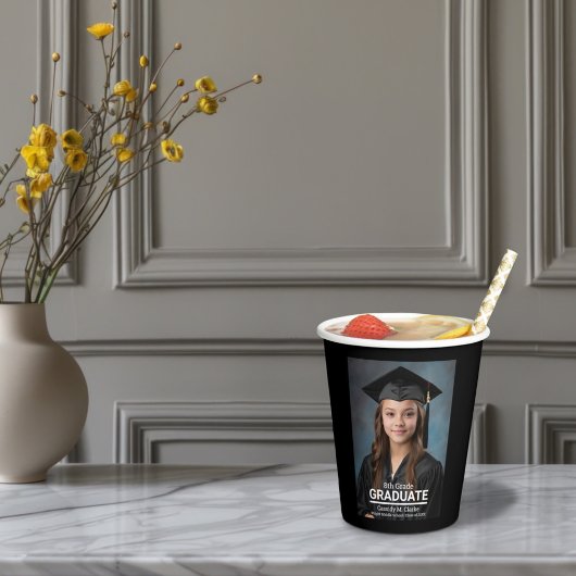 ミニマル写真第8学年卒業 紙コップ