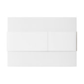 ミニマル写真結婚コラージュ 招待状ベリーバンド (裏面例)