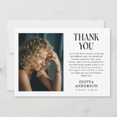 ミニマル写真記念 サンキューカード (正面)