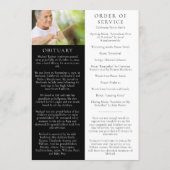 ミニマル写真追悼会 プログラム (裏面)