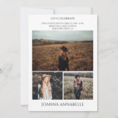 ミニマル写真部卒業パーティー 招待状 (裏面)