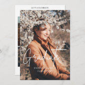 ミニマル写真部卒業パーティー 招待状 (正面/裏面)