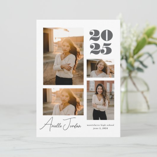 ミニマル写真部卒業年 招待状 (スタンド正面)