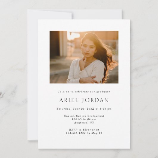 ミニマル写真部卒業年 招待状 (裏面)