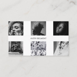ミニマル写真集パーソナライズされた 名刺