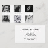 ミニマル写真集パーソナライズされた 名刺 (正面/裏面)