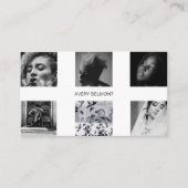 ミニマル写真集パーソナライズされた 名刺 (正面)