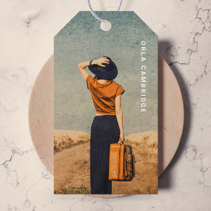 ミニマル写真 フルフォト シンプル ギフトタグ