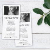 ミニマル写真 |悔やみや弔慰ありがとう サンキューカード