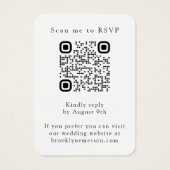 ミニマル写真QRコードスキャンしてRSVPに (裏面)