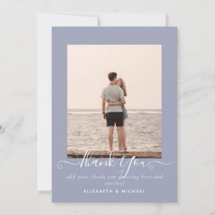 ミニマル写真THANK YOU Dusty Blue