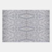 ミニマル冬の雪白霜 ラッピングペーパーシート (正面2)