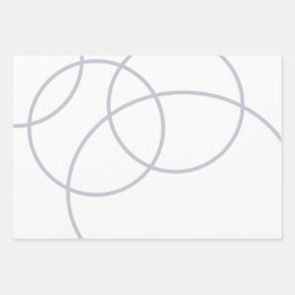 ミニマル冬の雪白霜 ラッピングペーパーシート