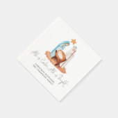 ミニマル出生シーンすべて冷静な名前 スタンダードカクテルナプキン (角)