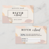 ミニマル割引の参照カード |フレンドの参照 紹介カード (正面/裏面)