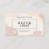 ミニマル割引の参照カード |フレンドの参照 紹介カード (正面)