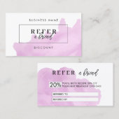 ミニマル割引の参照カード |フレンドの参照 紹介カード (正面/裏面)