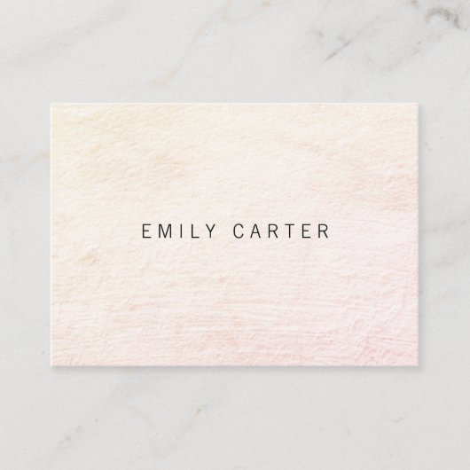 ミニマル動揺してリスト 名刺 (正面)