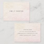 ミニマル動揺してリスト 名刺 (正面/裏面)