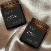 ミニマル包装シンプル化粧品キャンドルラベル スクエアシール