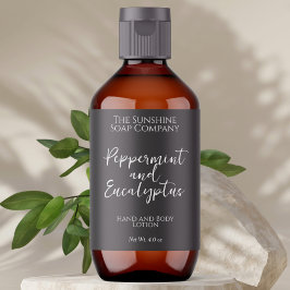 ミニマル化粧品ボトルまたはJARラベル – グレー ラベル