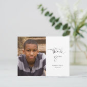 ミニマル卒業お願い写真 ポストカード (スタンド正面)