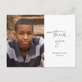 ミニマル卒業お願い写真 ポストカード (正面)