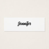 ミニマル卒業パステルカラーブックマーク (裏面)