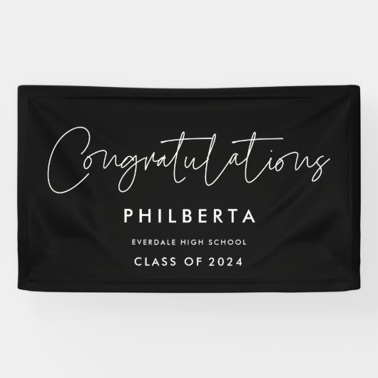 ミニマル卒業パーティーおめでとう 横断幕 (横)