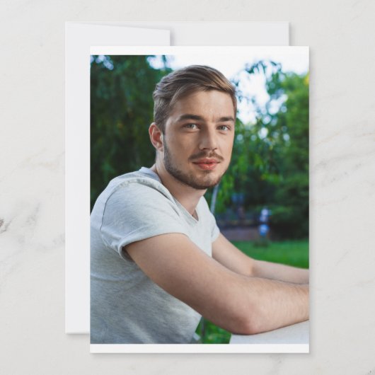 ミニマル卒業党 招待状 (裏面)