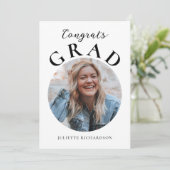 ミニマル卒業写真の発表 案内状 (スタンド正面)