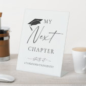 ミニマル卒業次の章が始まる 台座サイン (インサイチュ)