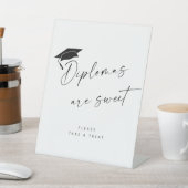 ミニマル卒業証書は甘い 台座サイン (インサイチュ)